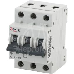 Выключатель автоматический модульный 3п D 25А ВА47-100 Pro NO-901-39 ЭРА Б0031809