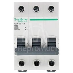 Выключатель автоматический (АВ) С 20А 3P 4.5кА 400В City9 Set SE C9F34320