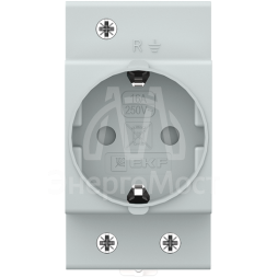 Розетка РДЕ-47 16А (под евро вилку с заземлением) PROxima EKF RDE4716