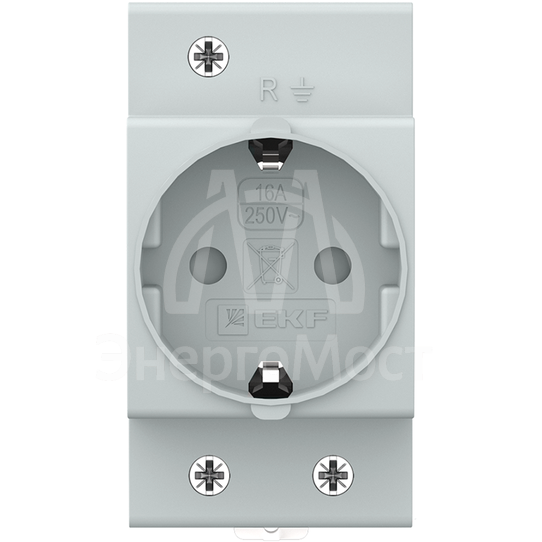 Розетка РДЕ-47 16А (под евро вилку с заземлением) PROxima EKF RDE4716
