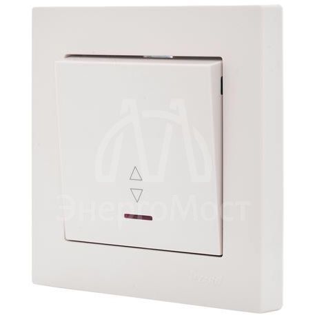 Механизм выключателя 2-кл. с индик. СП VESNA кремов. LEZARD 742-0388-112