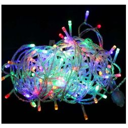 Гирлянда &amp;quot;Нить&amp;quot; 80 LED 8м уличная 3 АА батарейки 8 реж. мульти SHLights 4690601045133