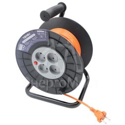 Удлинитель на катушке 4х20м без заземл. 6А IP20 2х0.75 TOKOV ELECTRIC TKE-SK20-075