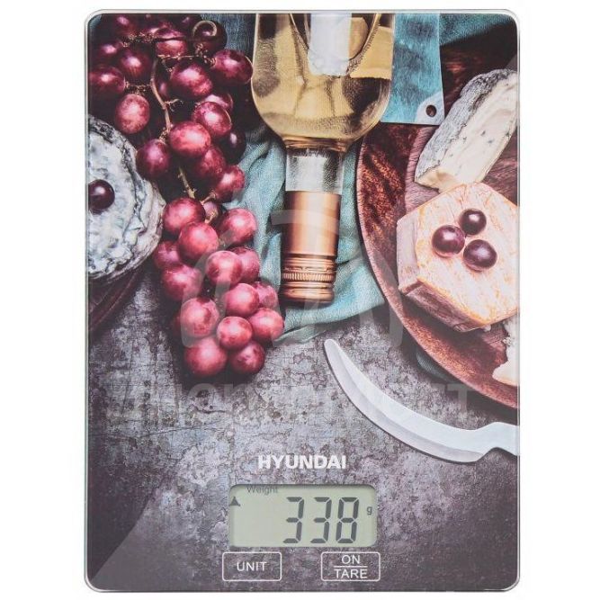 Весы кухонные электронные HYS-KG221 макс.вес 5кг рисунок HYUNDAI 1195241
