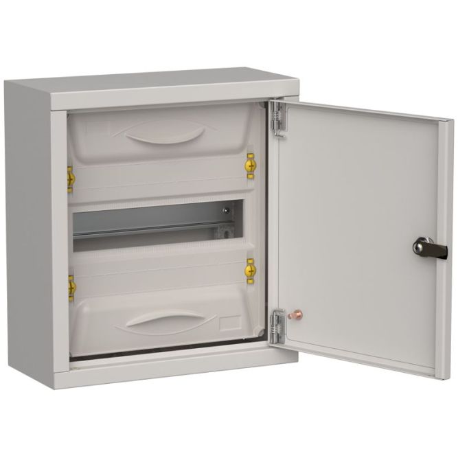 Корпус ЩРн-12 (1х12) TITAN 5 335х310х140 IP31 метал. сер. IEK TI5-50-N-012-31-7035