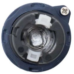 Головка переключателя с ключом на 2 положения с фиксацией стандартная ручка алюм. черн. DKC M22S-KL2A