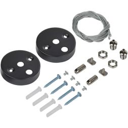 Комплект для подвесного монтажа для PRO свет. LED линейн. черн. IEK LTP-DCKD-KPM-K41