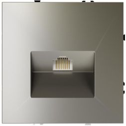 Розетка компьютерная 1-м СП S70 RJ45 кат.6 механизм шелк Voltum VLS060104