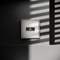 Розетка компьютерная 1-м СП S70 RJ45 кат.6 механизм шелк Voltum VLS060104