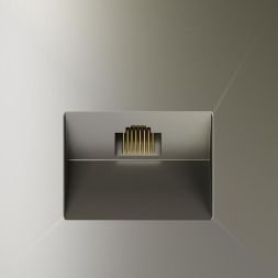 Розетка компьютерная 1-м СП S70 RJ45 кат.6 механизм шелк Voltum VLS060104