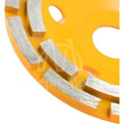 Чашка алмазная зачистная 125мм двухрядная Вихрь 73/10/3/6