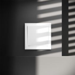 Выключатель 1-кл СП S70 10А с подсветкой механизм бел. матов. Voltum VLS010202