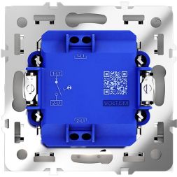 Выключатель 1-кл СП S70 10А с подсветкой механизм бел. матов. Voltum VLS010202