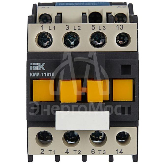 Контактор КМИ-11810 18А 230В/АС3 1НО IEK KKM11-018-230-10