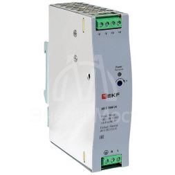 Блок питания на дин рейку 75Вт Uвх 220В AC Uвых 24В DC постоянного тока EKF DR-E-75W-24