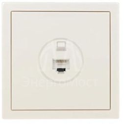 Розетка компьютерная 1-мест. СП ZIMA IP20 слон. кость LEZARD 704-9088-139