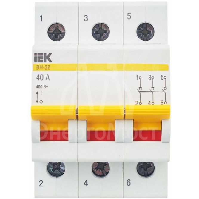 Выключатель нагрузки ВН-32 40А/3П IEK MNV10-3-040