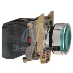 Кнопка 24В с инд. зел. SchE XB4BW33B5