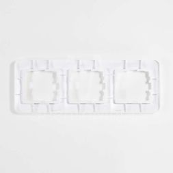 Рамка 3-м KARINA LIFE горизонт. жемчуж./бел. перламутр. LEZARD 708-3000-148