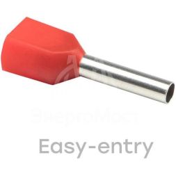 Наконечник штыревой втулочный НШвИ(2) 1.0-10 (уп.50шт) EKF nhvi2-1.0-10