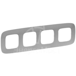 Рамка 4-м Valena Allure универсальная алюм. Leg 754394