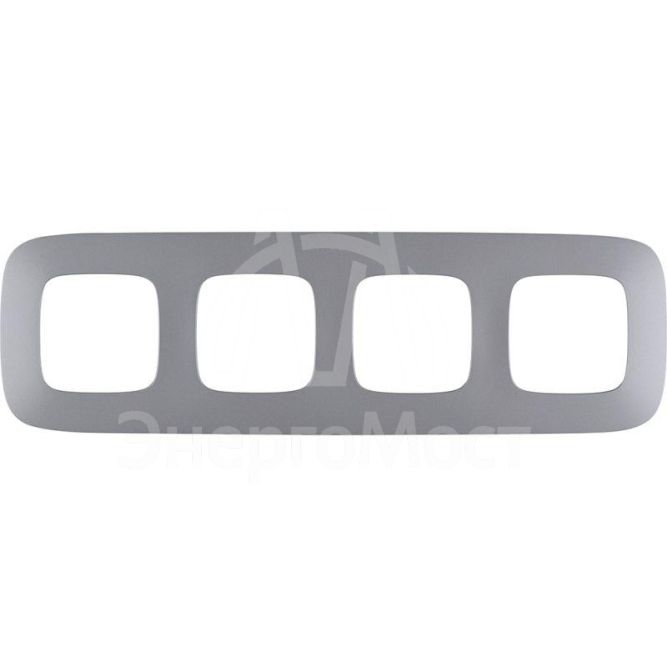 Рамка 4-м Valena Allure универсальная алюм. Leg 754394