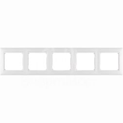 Рамка 5-м Valena горизонт. бел. Leg 774455