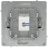 Розетка компьютерная 1-м KANT RJ45 кат.6A без шторки бел. магнолия DKC 7000673