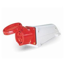 Розетка стационарная ОП PPC 134 63А 4п 3Р+РЕ 380В IP67 Pro JazzWay 5072770