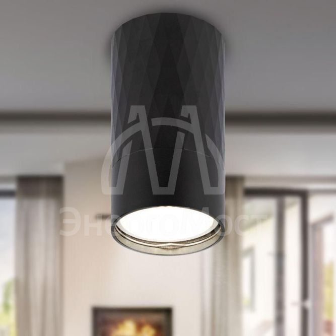 Светильник настенно-потолочный спот OL31 BK MR16 GU10 IP20 черн. ЭРА Б0056374