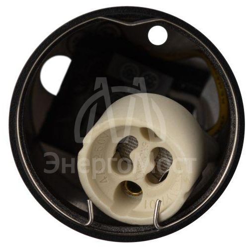 Светильник настенно-потолочный спот OL31 BK MR16 GU10 IP20 черн. ЭРА Б0056374