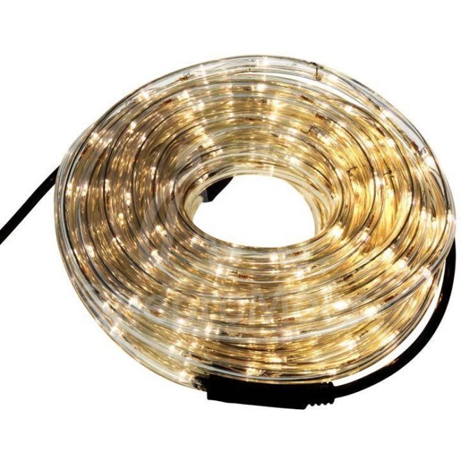 Шнур светодиодный Дюралайт фиксинг 2Вт 24LED/м тепл. бел. 10м Neon-Night 121-326-10