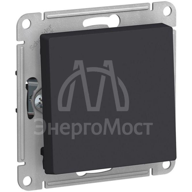 Механизм переключателя перекрестного 1-кл. СП AtlasDesign 10А IP20 (сх. 7) 10AX карбон SchE ATN001071
