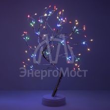 Фигура светодиодная новогодняя Дерево с самоцветами 36LED IP20 3хAA Эра Б0056009