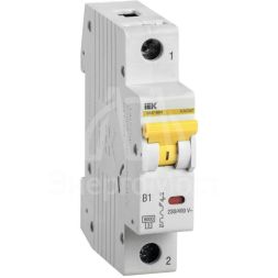 Выключатель автоматический модульный 1п D 50А 6кА ВА47-60M KARAT IEK MVA31-1-050-D