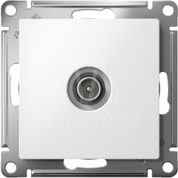 Механизм розетки TV оконечной AtlasDesign 1DB бел. SchE ATN000191