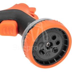 Пистолет-распылитель многофункциональный с прорезиненной ручкой и курком 7 режимов ЧЕТЫРЕ СЕЗОНА 62-0286