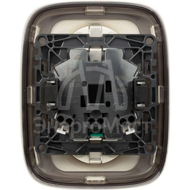 Розетка 2-м СП Valena Allure 16А IP20 250В 2х2К+З с лиц. панелью защ. шторки безвинт. зажимы сл. кость Leg 753826