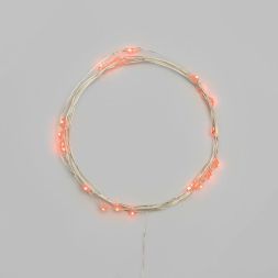 Гирлянда светодиодная "Роса" 5м 50 LED оранж. IP20 2хАА (в комплект не входят) Neon-Night 302-061