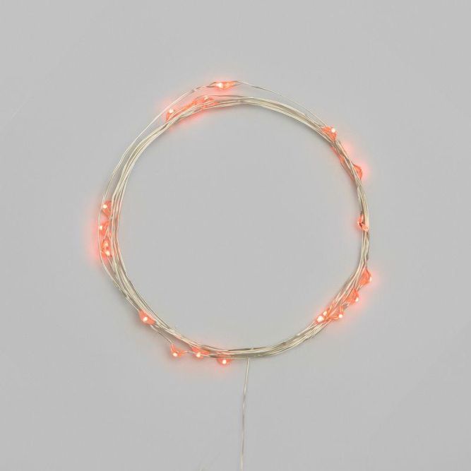 Гирлянда светодиодная "Роса" 5м 50 LED оранж. IP20 2хАА (в комплект не входят) Neon-Night 302-061