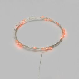 Гирлянда светодиодная "Роса" 5м 50 LED оранж. IP20 2хАА (в комплект не входят) Neon-Night 302-061