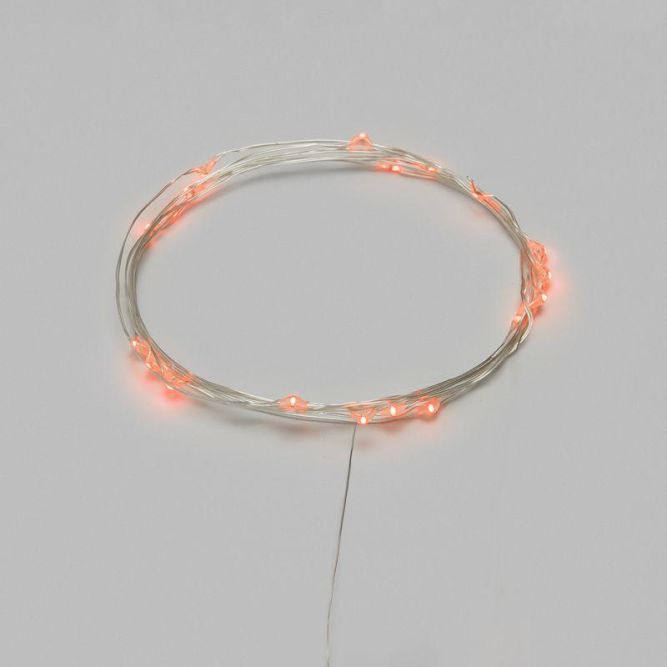 Гирлянда светодиодная "Роса" 5м 50 LED оранж. IP20 2хАА (в комплект не входят) Neon-Night 302-061