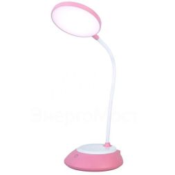 Светильник UF-744 C14 6Вт CCT настольный диммир. розов. Ultraflash 14471