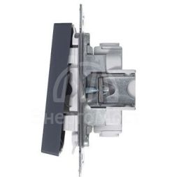 Механизм выключателя 3-кл. СП AtlasDesign 10А IP20 (сх. 1+1+1) 10AX грифель SchE ATN000731