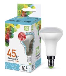 Лампа светодиодная LED-R50-standard 5Вт 4000К бел. E14 450лм 160-260В ASD 4690612001517
