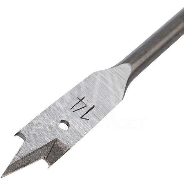 Сверло перовое по дереву 14мм (шестигранный хвостовик) Kranz KR-91-0664