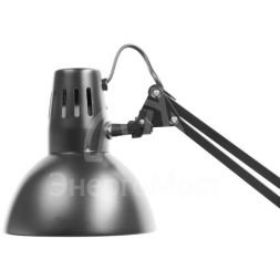 Светильник KD-312 настол. струбцина 230В 60Вт E27 черн. Camelion 10999