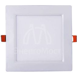 Светильник светодиодный ультратонкий встраив. PPL-S 9Вт 4000К IP40 WH 145мм квадрат Jazzway 5008267A