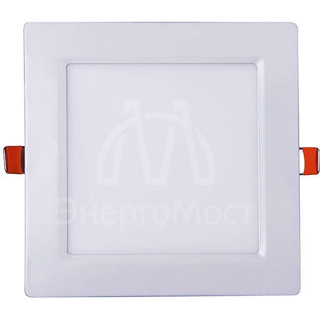 Светильник светодиодный ультратонкий встраив. PPL-S 9Вт 4000К IP40 WH 145мм квадрат Jazzway 5008267A