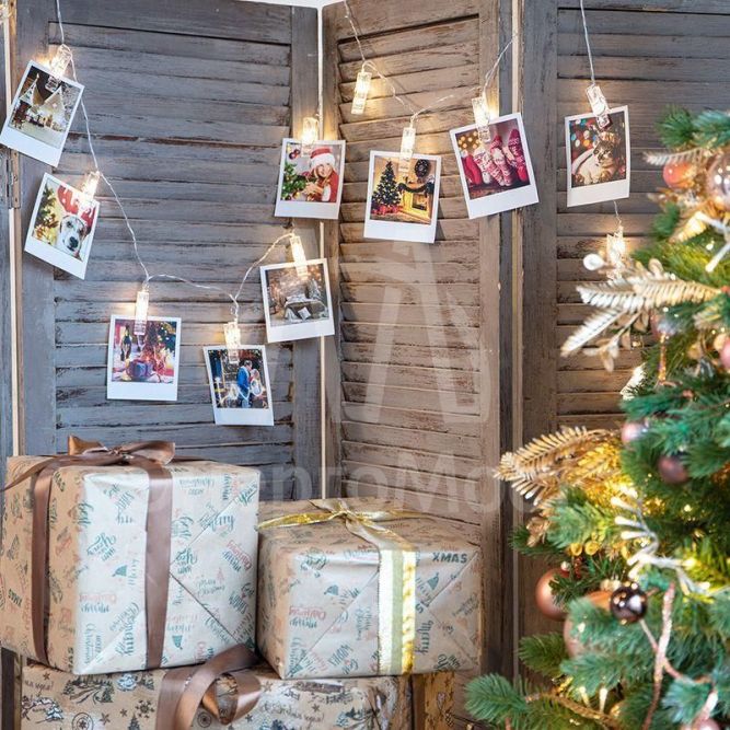 Гирлянда светодиодная &amp;quot;Прищепки&amp;quot; 1.5м 10LED тепл. бел. провод ПВХ бел. прозр. элементы питания 2хAA (не в компл.) Neon-Night 304-005